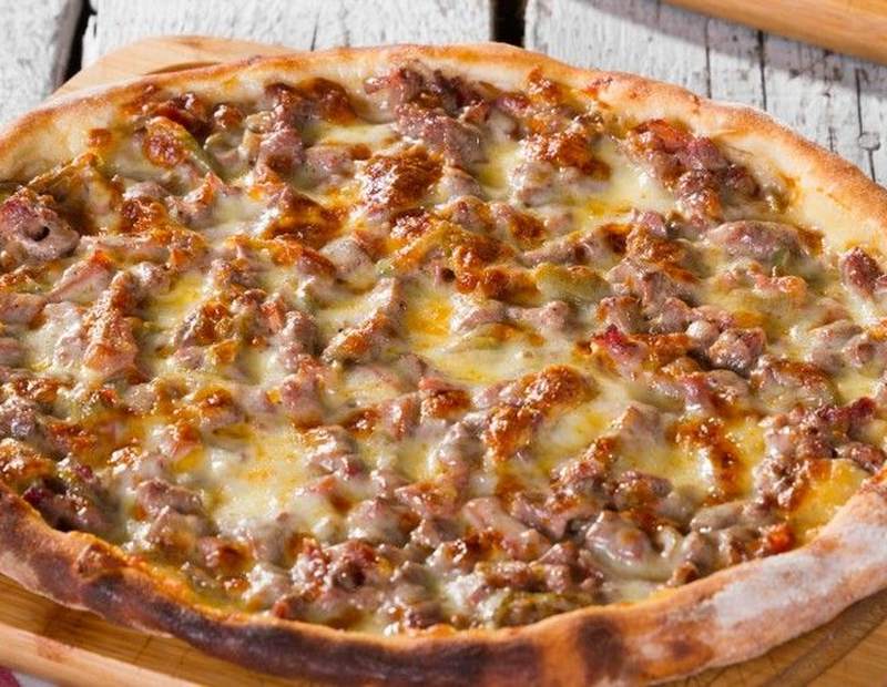 Pizza à la viande