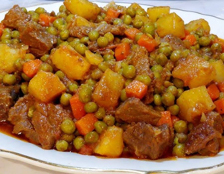 Plat de petit pois