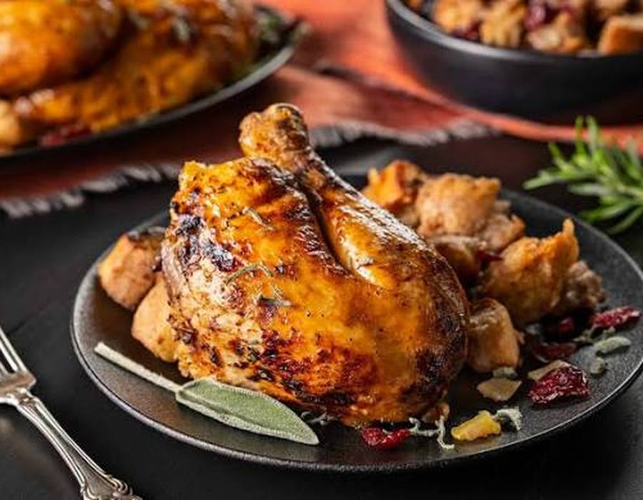 Poulet rôti complet
